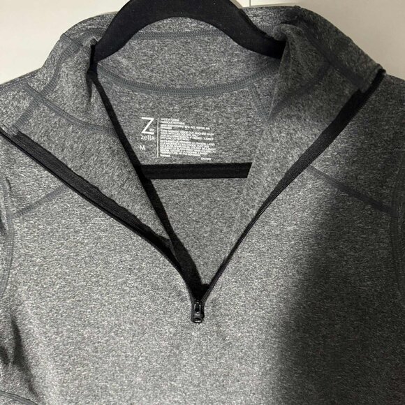 Z by Zella Women's Half-Zip Sweater Active Gray Medium - Picture 3 of 8